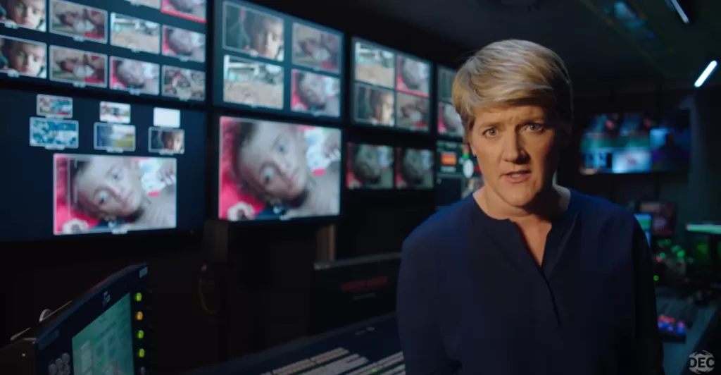 Clare Balding presents the Yemen Crisis Appeal on the BBC